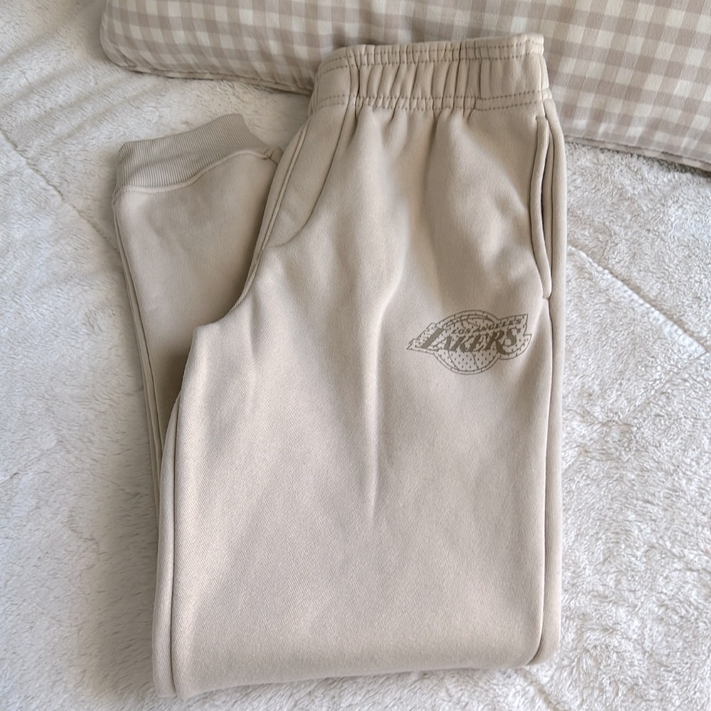 NBA Lakers Cream Sweatpants for Kids